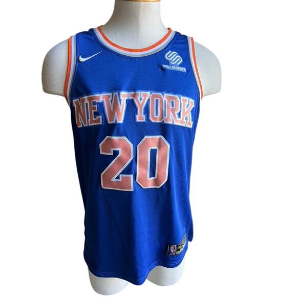 New York Knicks Kevin Knox #20 NBA basketball jersey size M - Picture 1 of 5